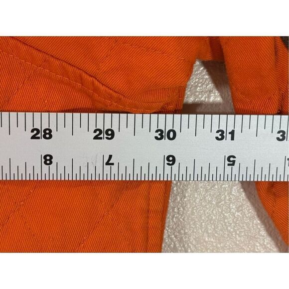 Boulder Creek Orange Hunting Long Sleeve Quilted Button Up Shirt Men's XXL Tall - Picture 14 of 14